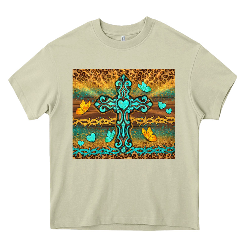 Western Cross Heavy Core Tee by TumblerDesignByShophia | Teevron
