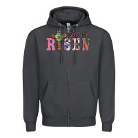 Smoke easter he ıs risen Zipper Hoodie - AdoDesignShop
