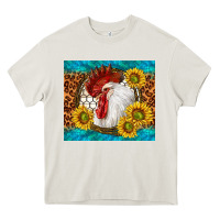 Cream western rooster Heavy Core Tee - TumblerDesignByShophia