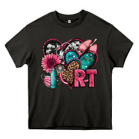 Asphalt rt respiratory therapist hearts Heavy Core Tee - Jasminsmagicworld