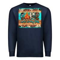 Navy camp more worry less Premium Sweatshirt - JahusDesignShop