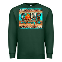 Sports Green camp more worry less Premium Sweatshirt - JahusDesignShop