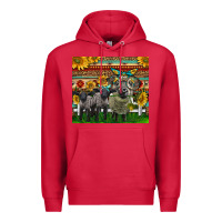 Cardinal Western Cute Hampshire Sheep Family Premium Hoodie - LillyAllenDesigns