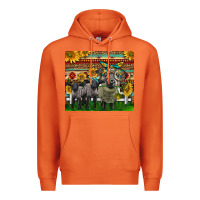 Carrot Western Cute Hampshire Sheep Family Premium Hoodie - LillyAllenDesigns