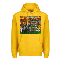 Lemon Western Cute Hampshire Sheep Family Premium Hoodie - LillyAllenDesigns