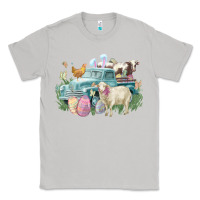 Moon Dust Easter truck farm animals Easter Day Classic Tee - HowdyJamesFarm