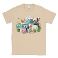 Mushroom Easter truck farm animals Easter Day Classic Tee - HowdyJamesFarm