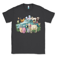 Smoke Easter truck farm animals Easter Day Classic Tee - HowdyJamesFarm
