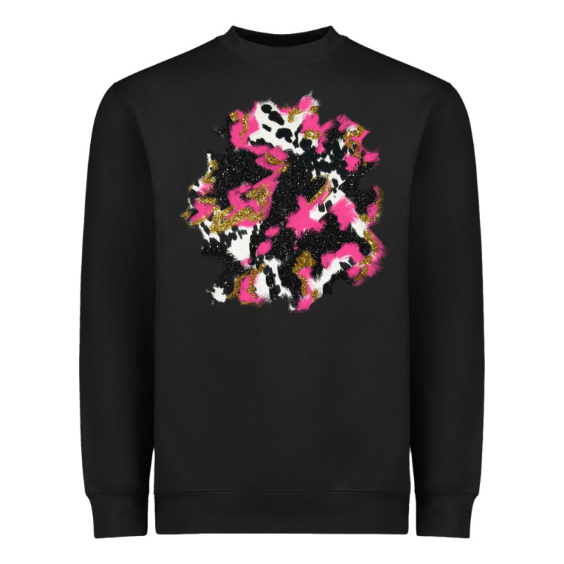 Valentine's Day Cow Patches Heavyweight Sweatshirt by AdoDesignShop | Teevron
