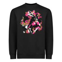 Black valentine's day cow patches Heavyweight Sweatshirt - AdoDesignShop