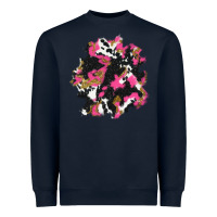 Navy valentine's day cow patches Heavyweight Sweatshirt - AdoDesignShop