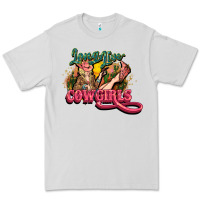Dove Grey Long life Cowgirls Premium Tee - HowdyJamesFarm