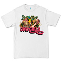 White Long life Cowgirls Premium Tee - HowdyJamesFarm