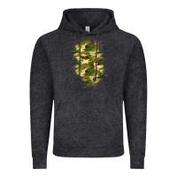 Vintage Black camouflage patch 1 Vintage Hoodie - BundleAndBundleShop