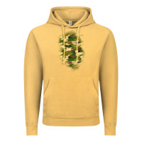 Vintage Mustard camouflage patch 1 Vintage Hoodie - BundleAndBundleShop