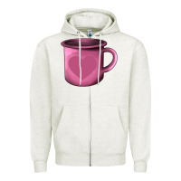 Valentine's Day Heart Mug Zipper Hoodie | Teevron