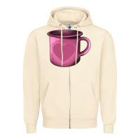 Sandshell Valentine's Day heart mug Zipper Hoodie - AdoDesignShop