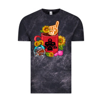Cloud Black Western Football Coffee cup Vintage Tee - FaDigitalArtStudio