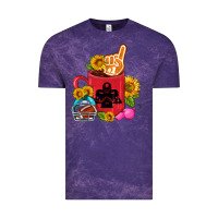 Cloud Purple Western Football Coffee cup Vintage Tee - FaDigitalArtStudio