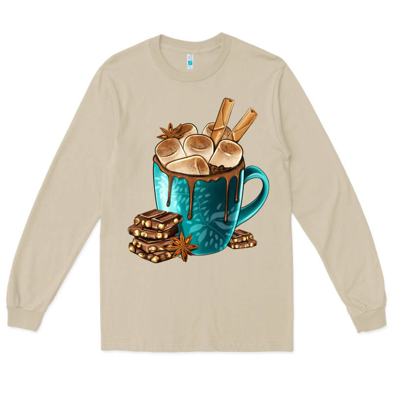 Chocolate And Coffee Long Sleeve Tee by FaDigitalArtStudio | Teevron