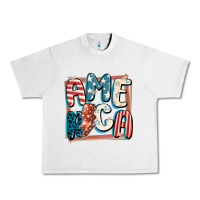 Lunar Rock America with lightning bolt 4th of july Urban Heavy Tee - FaDigitalArtStudio