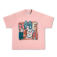 Salmon America with lightning bolt 4th of july Urban Heavy Tee - FaDigitalArtStudio