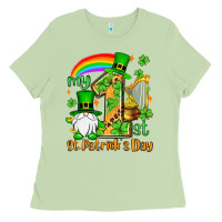 Matcha St. Patrick's My 1st St. Patrick's Day Ladies Tee - OliviaCreatesArt