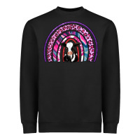 Black rainbow cow Heavyweight Sweatshirt - AdoDesignShop