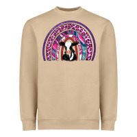 Mushroom rainbow cow Heavyweight Sweatshirt - AdoDesignShop