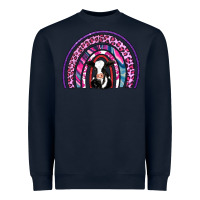 Navy rainbow cow Heavyweight Sweatshirt - AdoDesignShop