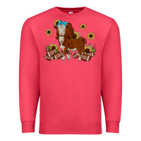 Cardinal football hereford sunflower Premium Sweatshirt - JahusDesignShop