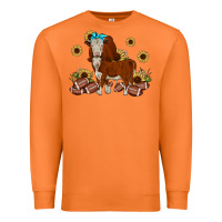 Carrot football hereford sunflower Premium Sweatshirt - JahusDesignShop