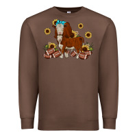 Chestnut football hereford sunflower Premium Sweatshirt - JahusDesignShop