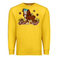Lemon football hereford sunflower Premium Sweatshirt - JahusDesignShop