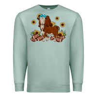 Seafoam football hereford sunflower Premium Sweatshirt - JahusDesignShop