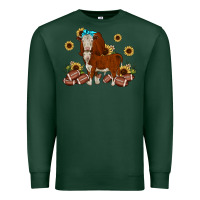 Sports Green football hereford sunflower Premium Sweatshirt - JahusDesignShop