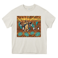 Cream our lady of guadalupe Heavy Core Tee - TumblerDesignByShophia