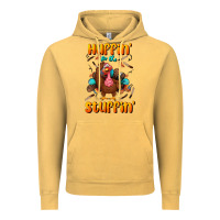Vintage Mustard huffin' for the stuffin' Vintage Hoodie - BundleAndBundleShop