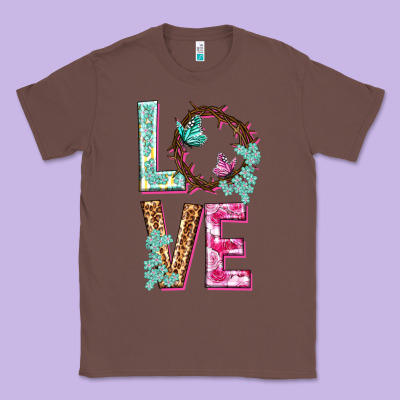 Love Crown Of The Thorns Easter Day Classic Tee Designed By Howdyjamesfarm