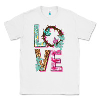 White Love crown of the thorns Easter Day Classic Tee - HowdyJamesFarm