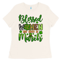 Bone St. Patrick's Blessed women are born in March Ladies Tee - OliviaCreatesArt