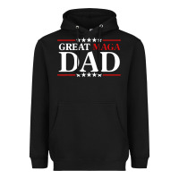 Black great maga dad Heavyweight Hoodie - baoMotion