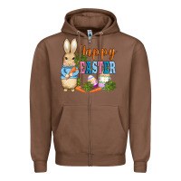 Chestnut easter bunny egg and carrots Zipper Hoodie - AdoDesignShop