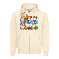 Sandshell easter bunny egg and carrots Zipper Hoodie - AdoDesignShop