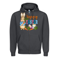 Smoke easter bunny egg and carrots Zipper Hoodie - AdoDesignShop