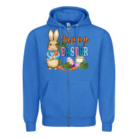 True Royal easter bunny egg and carrots Zipper Hoodie - AdoDesignShop