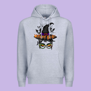 Witchy Gigi Premium Hoodie Designed By Racoondesign