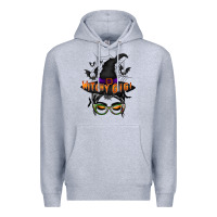 Heather Grey witchy gigi Premium Hoodie - RacoonDesign