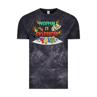 Cloud Black Normal is overrated Vintage Tee - FaDigitalArtStudio