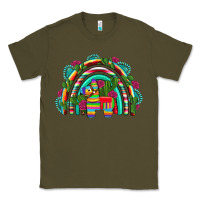 Army Green mexican pinata rainbow Classic Tee - Artiststas